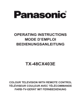 Panasonic TX-48CX403E Le manuel du propriétaire
