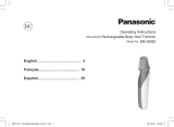 Panasonic ERGK60 Le manuel du propriétaire