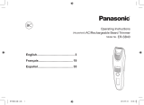 Panasonic ERSB40 Le manuel du propriétaire