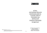 Zanussi ZI922/9DAC Manuel utilisateur