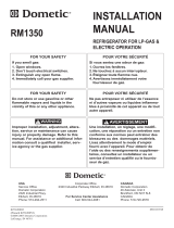 Dometic RM1350 Manuel utilisateur