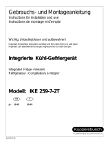 K&#252;ppersbusch IKE259-7-2 Manuel utilisateur