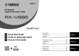 Yamaha RX-V685 Guide de démarrage rapide
