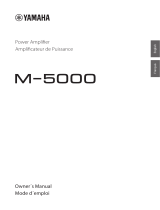 Yamaha M-5000 Le manuel du propriétaire