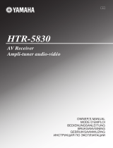 Yamaha HTR-5830 Le manuel du propriétaire