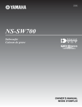 Yamaha NS-SW700 Subwoofer Manuel utilisateur