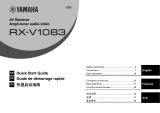 Yamaha RX-V1083 Guide de démarrage rapide