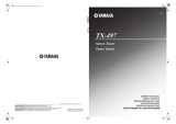 Yamaha TX-497 Le manuel du propriétaire