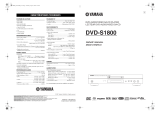 Yamaha DVD-S1800 Le manuel du propriétaire