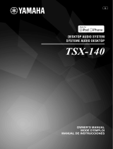 Yamaha TSX-140 Le manuel du propriétaire