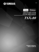 Yamaha TSX-80 Le manuel du propriétaire