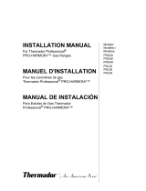 Thermador PRG486GDH Guide d'installation