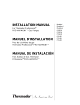 Thermador PRG486GDH Guide d'installation