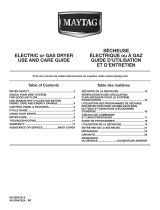 Maytag MEDX500BW Mode d'emploi