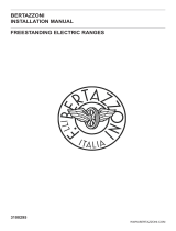 Bertazzoni PROF365INSNET Installation Manual Induction ranges