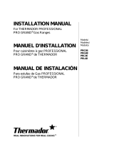 Thermador PRG366JG Guide d'installation