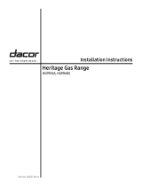 Dacor HGPR48SNG Guide d'installation