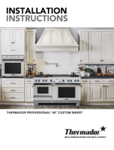 Thermador VCIN60RP Guide d'installation