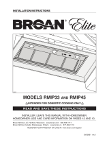 Broan BRRMIP33 Guide d'installation