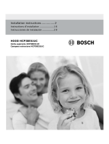 Bosch HCP30E51UC Guide d'installation
