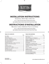 Maytag Commercial MDE18PRAYW Guide d'installation