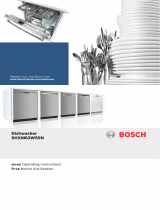 Bosch SHXM63WS5N Operations Instructions