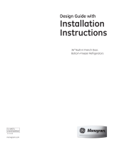 GE Monogram ZIPP360NHSS Guide d'installation