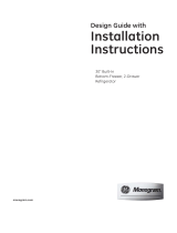 GE Monogram ZIC30GNHII Guide d'installation