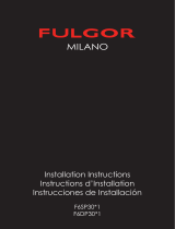 Fulgor Milano F6SP30W1 Guide d'installation