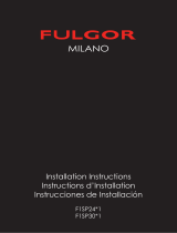 Fulgor Milano F1SP24S1 Guide d'installation