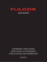 Fulgor Milano Milano Guide d'installation