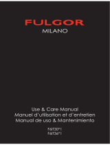 Fulgor Milano F6IT36S1 Manuel utilisateur