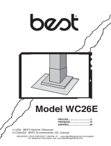 Best WC26E36SB Guide d'installation