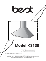 Best K313930BL Guide d'installation