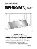 Broan E6448TSS Guide d'installation