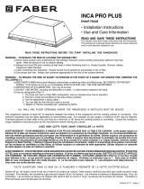 Faber INCA PRO PLUS Guide d'installation