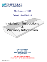 Imperial N1930SD2SB-BL Guide d'installation