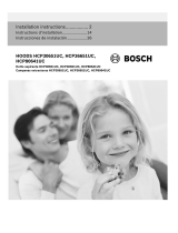 Bosch  HCP80641UC  Guide d'installation