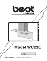 BEST Range Hoods WC23E Guide d'installation