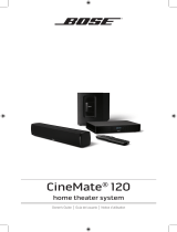 Bose CineMate® 120 system Manuel utilisateur