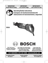 Bosch Power Tools Cordless Saw RS35 Manuel utilisateur