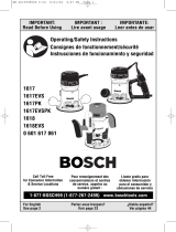 Bosch Power Tools 1617EVS Manuel utilisateur