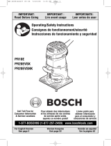 Bosch PR10E Manuel utilisateur