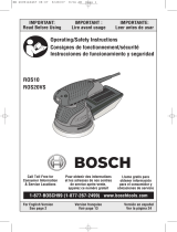 Bosch Sander ROS10 Manuel utilisateur