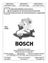 Bosch Power Tools Saw 3924 Manuel utilisateur
