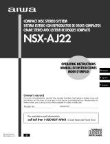 Aiwa CD Player NSX-AJ22 Manuel utilisateur