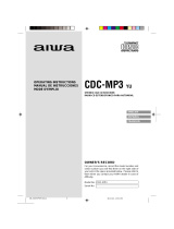 Aiwa Stereo Receiver CDC-MP3 Manuel utilisateur