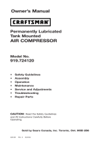 Craftsman Air Compressor 919.72412 Manuel utilisateur