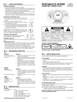 Audiovox Portable CD System Manuel utilisateur