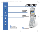Audiovox Cell Phone CDM 8600 Manuel utilisateur